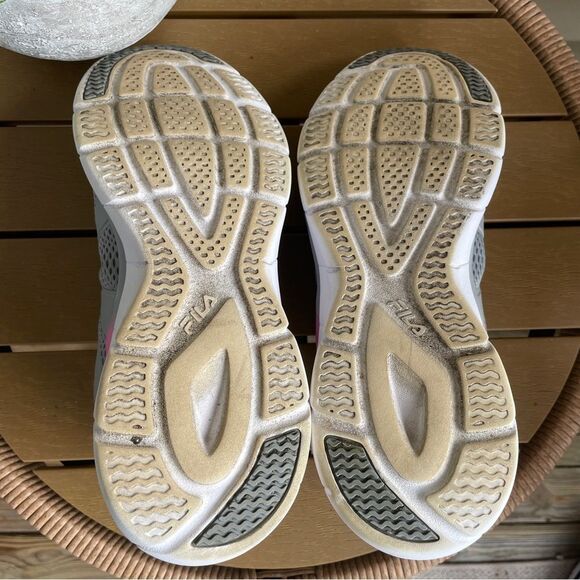 Fila Memory Fraction Grey Pink Running Sneaker Women’s 10 Gym Workout Trainer - Picture 8 of 11